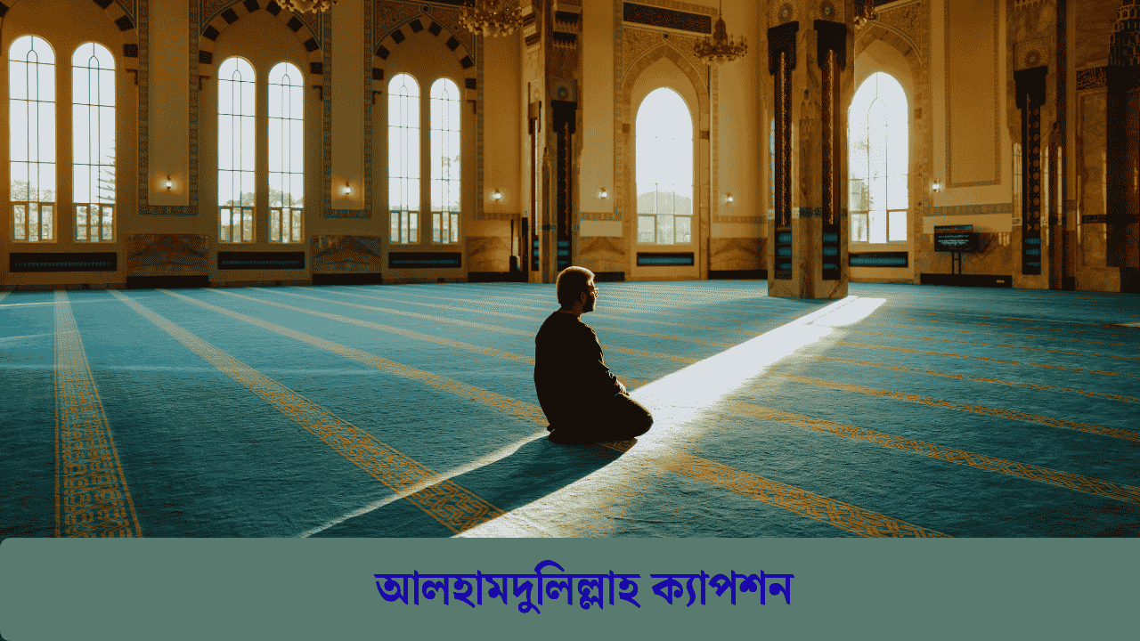 আলহামদুলিল্লাহ ক্যাপশন