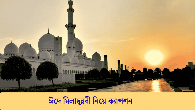 ঈদে মিলাদুন্নবী নিয়ে ক্যাপশন