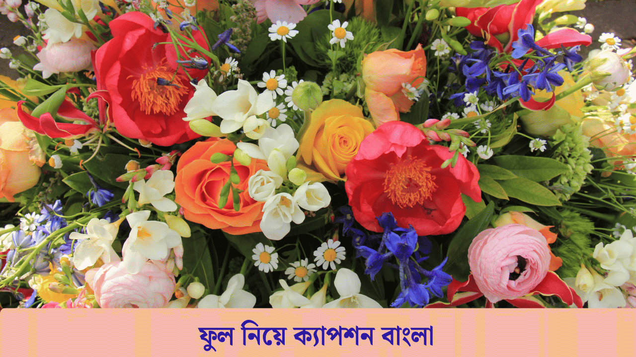 ফুল নিয়ে ক্যাপশন বাংলা