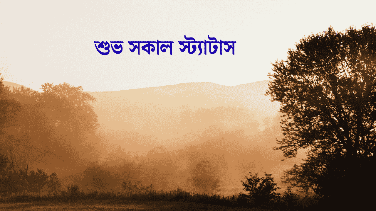 শুভ সকাল স্ট্যাটাস